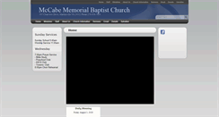 Desktop Screenshot of mccabebaptist.com